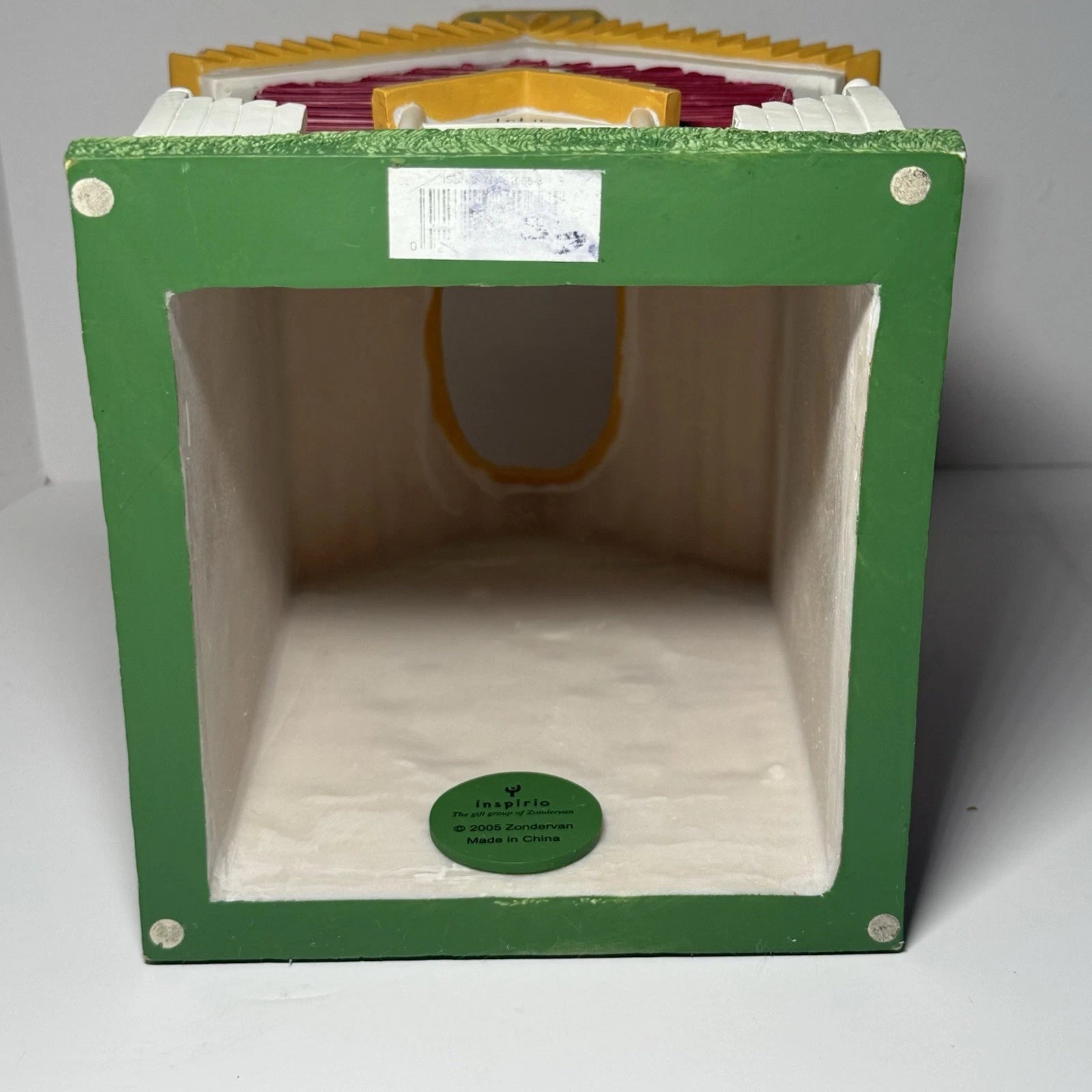 Vintage Zondervan Inspirio School House Job 34:4 Tissue Box Holder | eBay