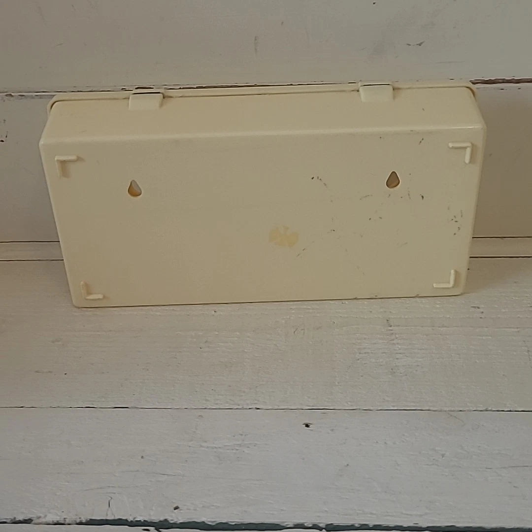 Vtg Plastic Kleenex Tissue Box Holder Bathroom Decor Wall Mount Hinged | eBay