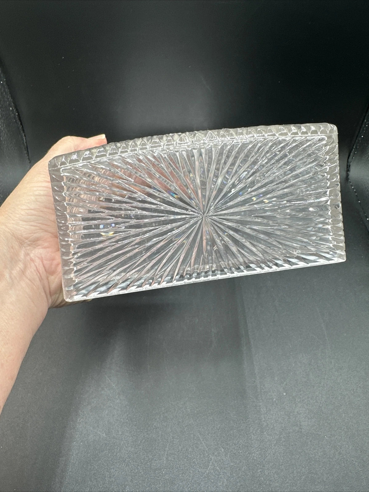 Vtg Tissue Box MCM Lucite Plastic Starburst Celebrity New York Mid Century | eBay