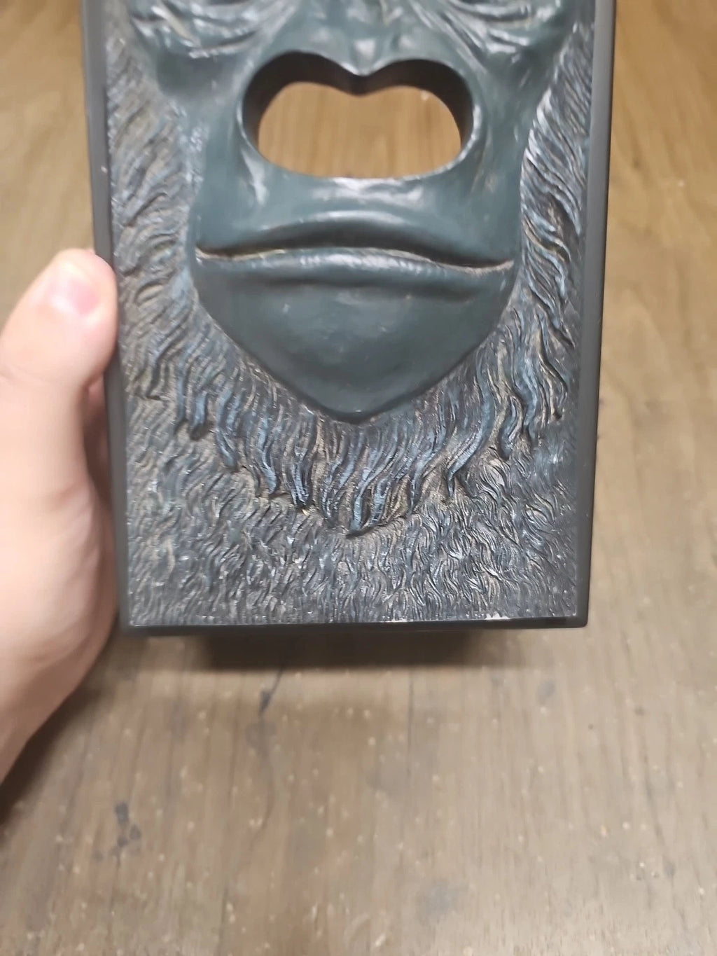 Vintage Tissue Box Cover 3D Resin Gorilla Face Jungle | eBay