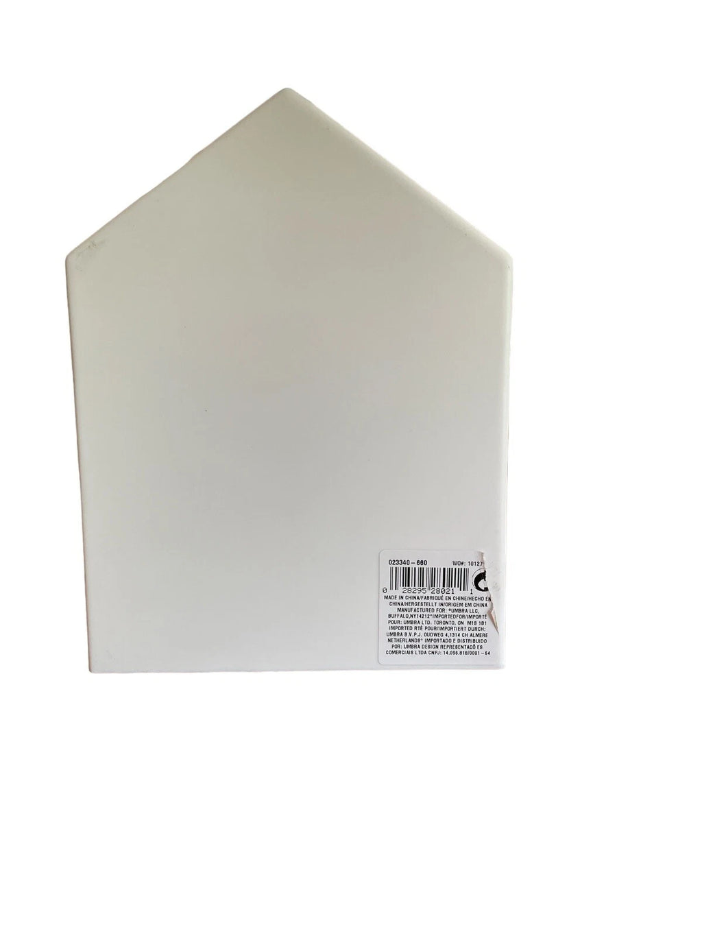 "Bless You" Casa Tissue Box Cover House Square Tissue Box Holder White Plastic | eBay