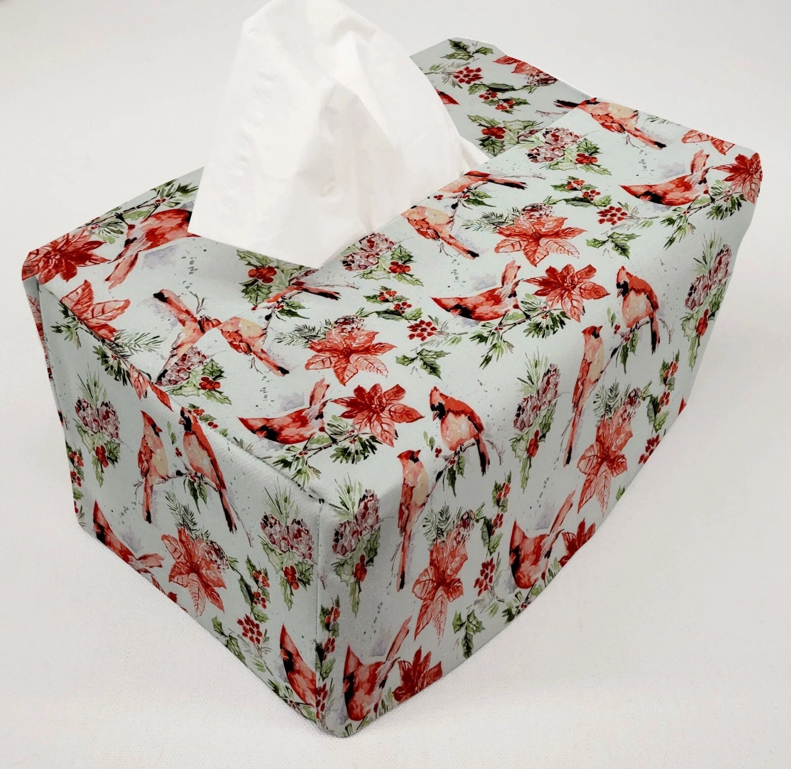 Winter Cardinals Tissue Box Cover | eBay
