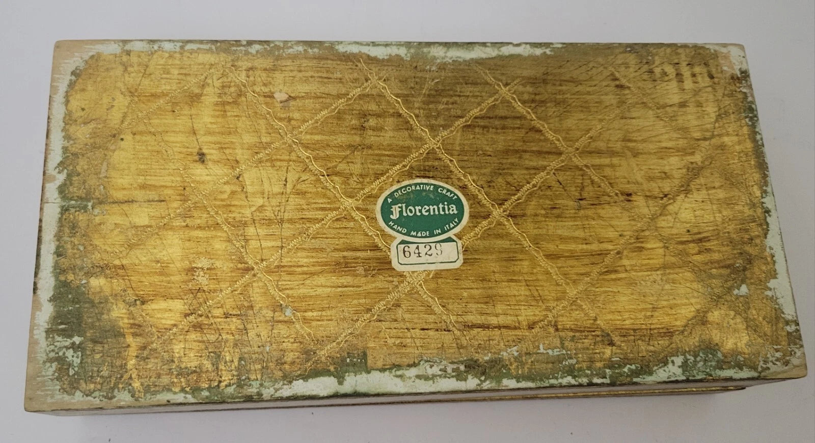 Vintage Italy Florentine Wood Tissue Box | eBay