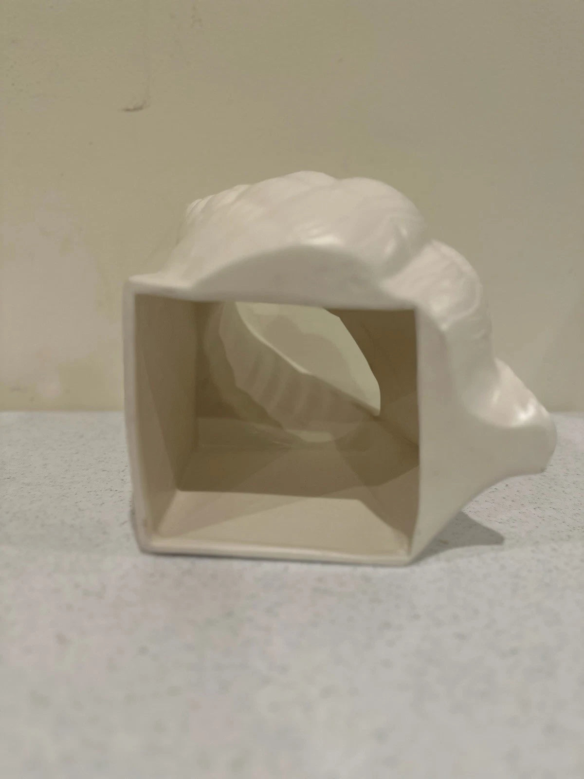 Vintage Conch Sea Shell Tissue Box Cover Ceramic Pottery | eBay