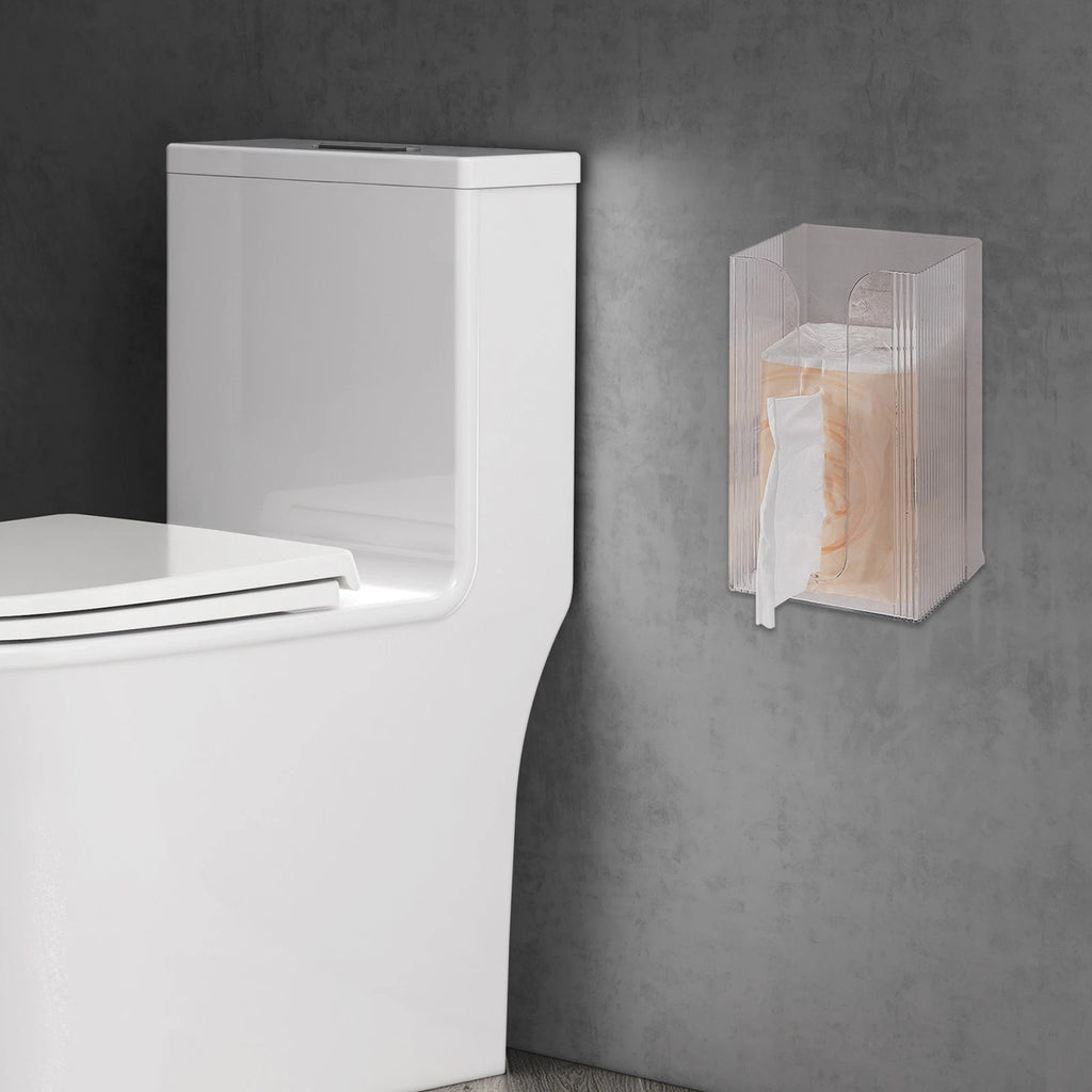 Wall Mounted Tissue Box Kitchen Wipes Storage Box Wall-Mounted Tissue Holder | eBay