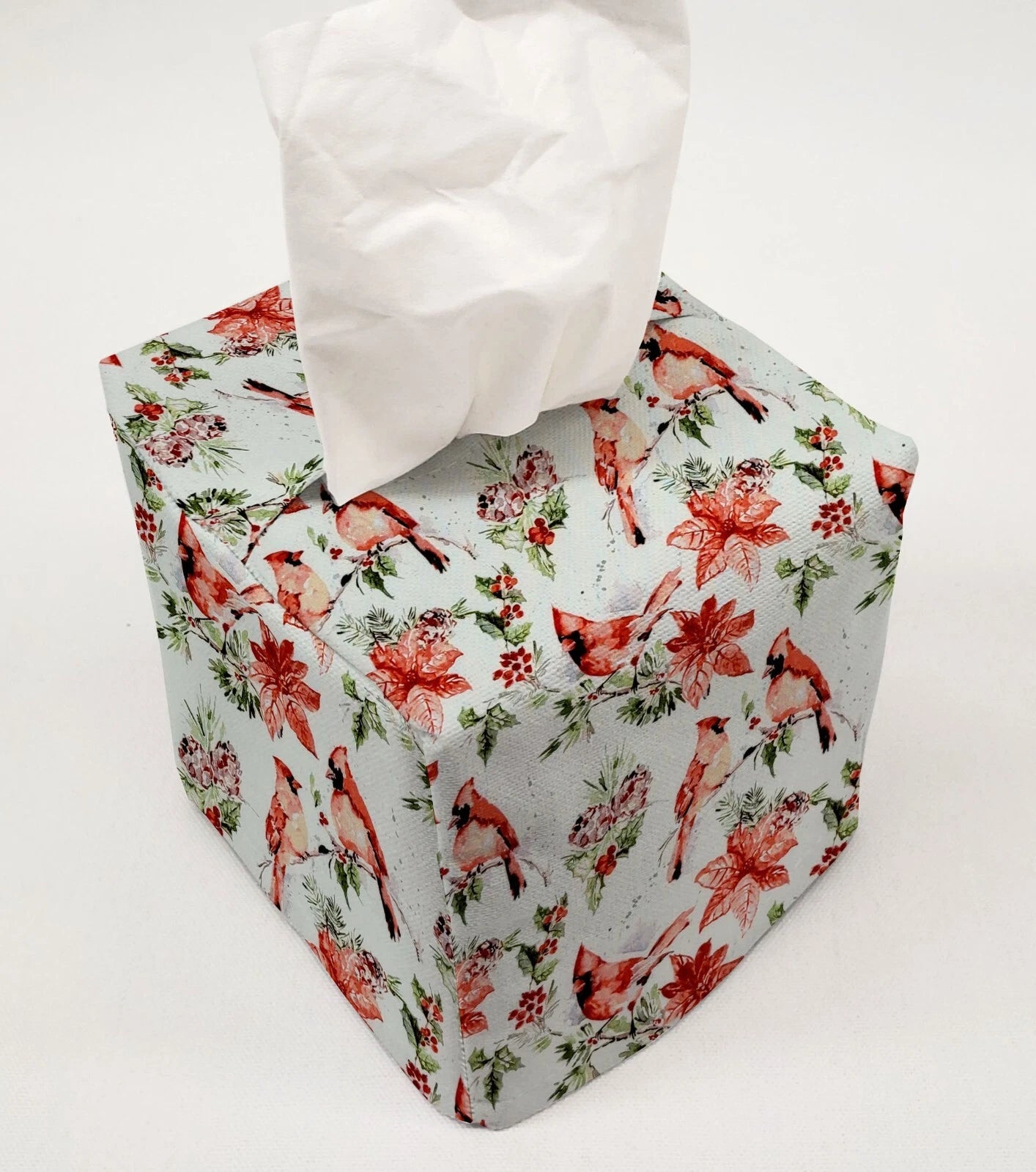 Winter Cardinals Tissue Box Cover | eBay