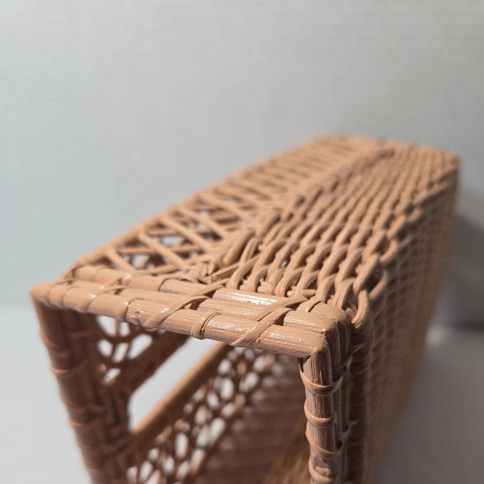 tissue box cover Handwoven Rattan Boho bathroom Decor | eBay