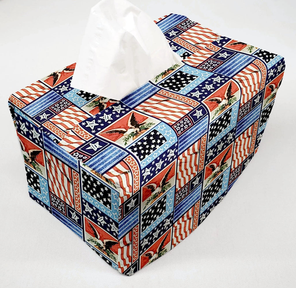 Americana Tissue Box Cover | eBay
