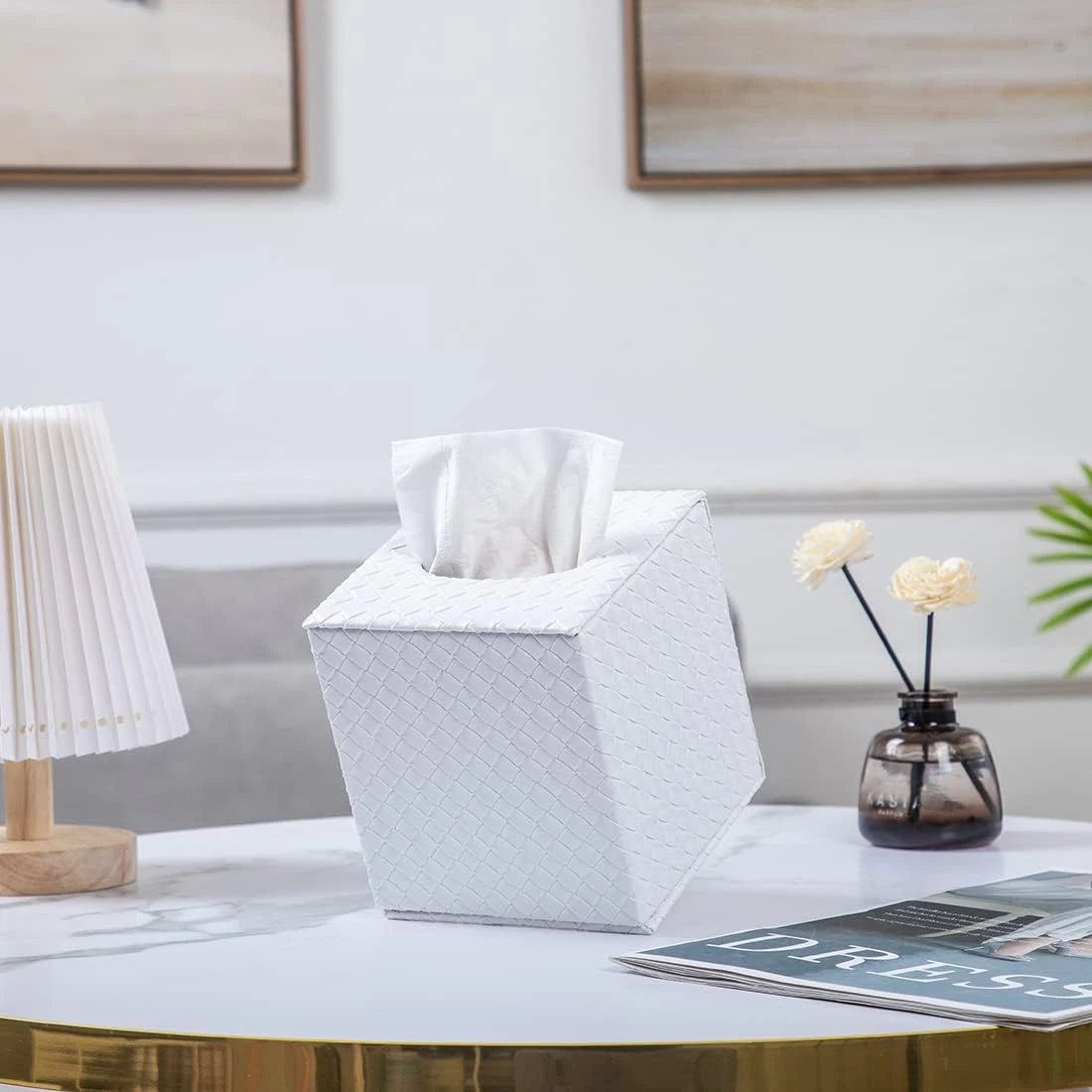 White Tissue Box Cover,Tissue Box Cover Square,White Tissue Box Holders,Tissue H | eBay