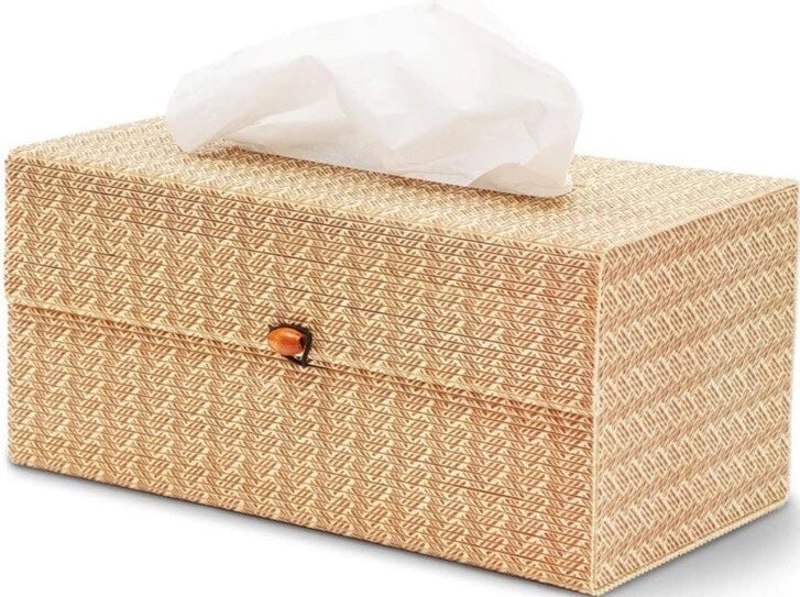 Bamboo Cane LARGE TISSUE BOX HOLDER / Cover Rectangular Or Ballot Box?! | eBay