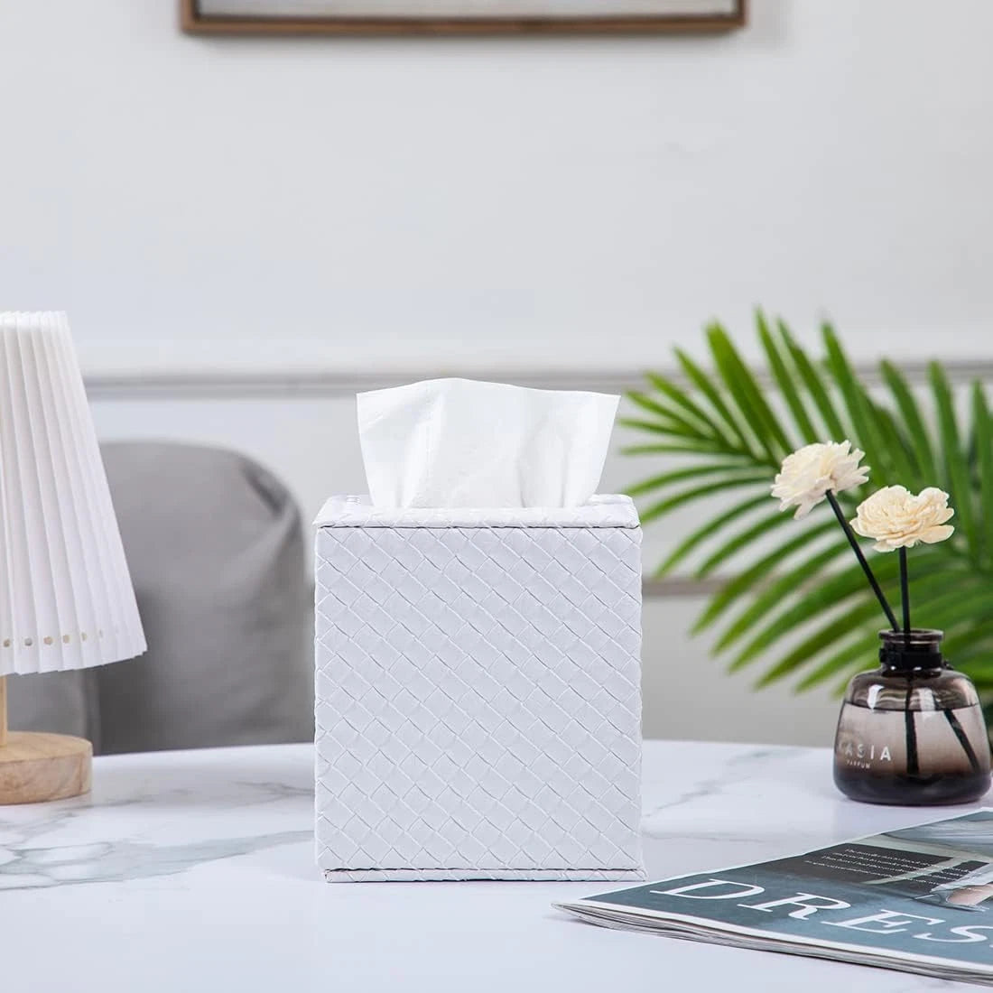 White Tissue Box Cover,Tissue Box Cover Square,White Tissue Box Holders,Tissue H | eBay