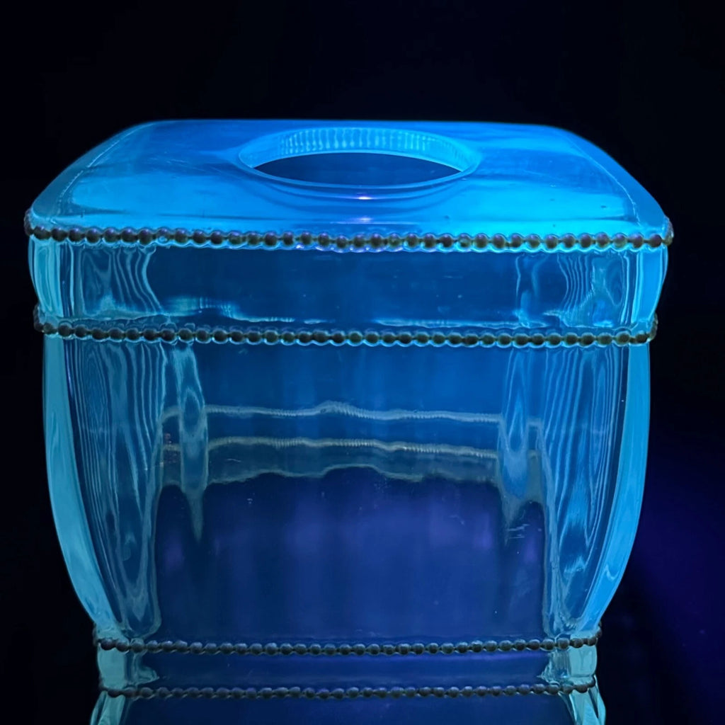 Vintage MCM Beaded Lucite Tissue Box Holder | eBay