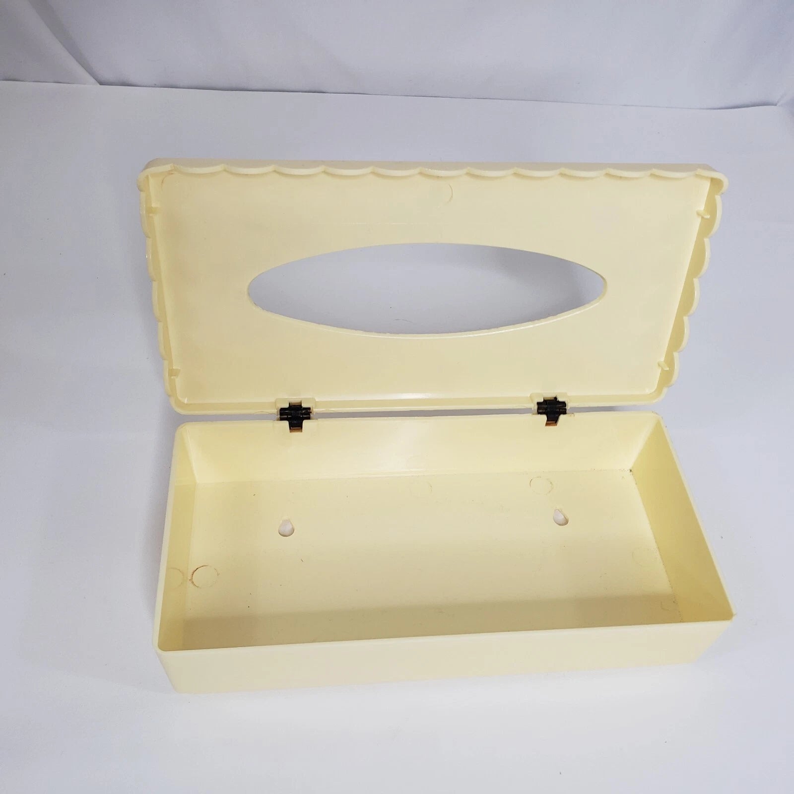 Vtg Plastic Kleenex Tissue Box Holder Bathroom Decor Butterfly Wall Mount Hinged | eBay