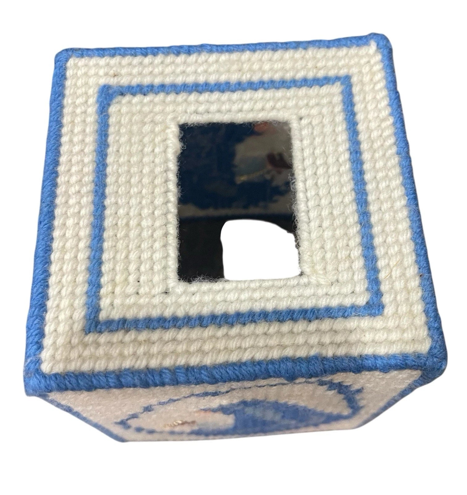 Vintage Crochet Knitting Handmade Tissue Box Cover For Square Boxes | eBay