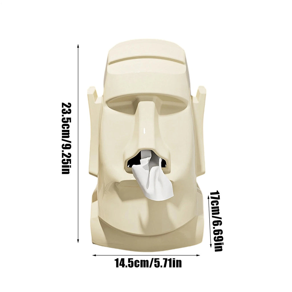 1x Creative Easter Island Statue Tissue Box Headphone Stand Glasses Rack Holder | eBay