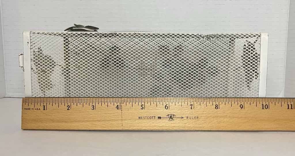 Vintage Tissue Box Holder White Metal Mesh w/Roses Hollywood Regency Style | eBay