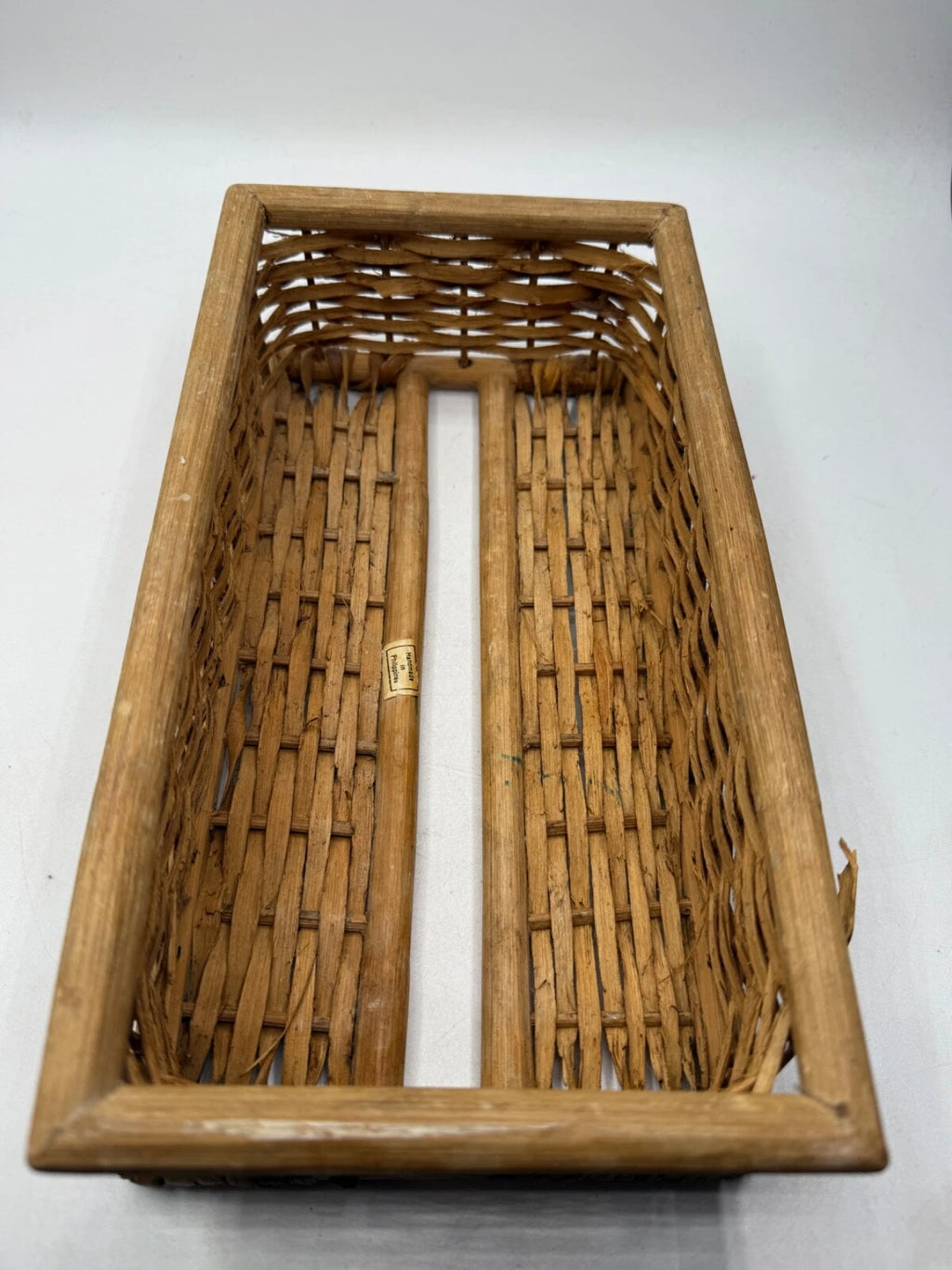 Vintage Wicker Tissue Box Cover Woven Rectangular Made In Philippines | eBay