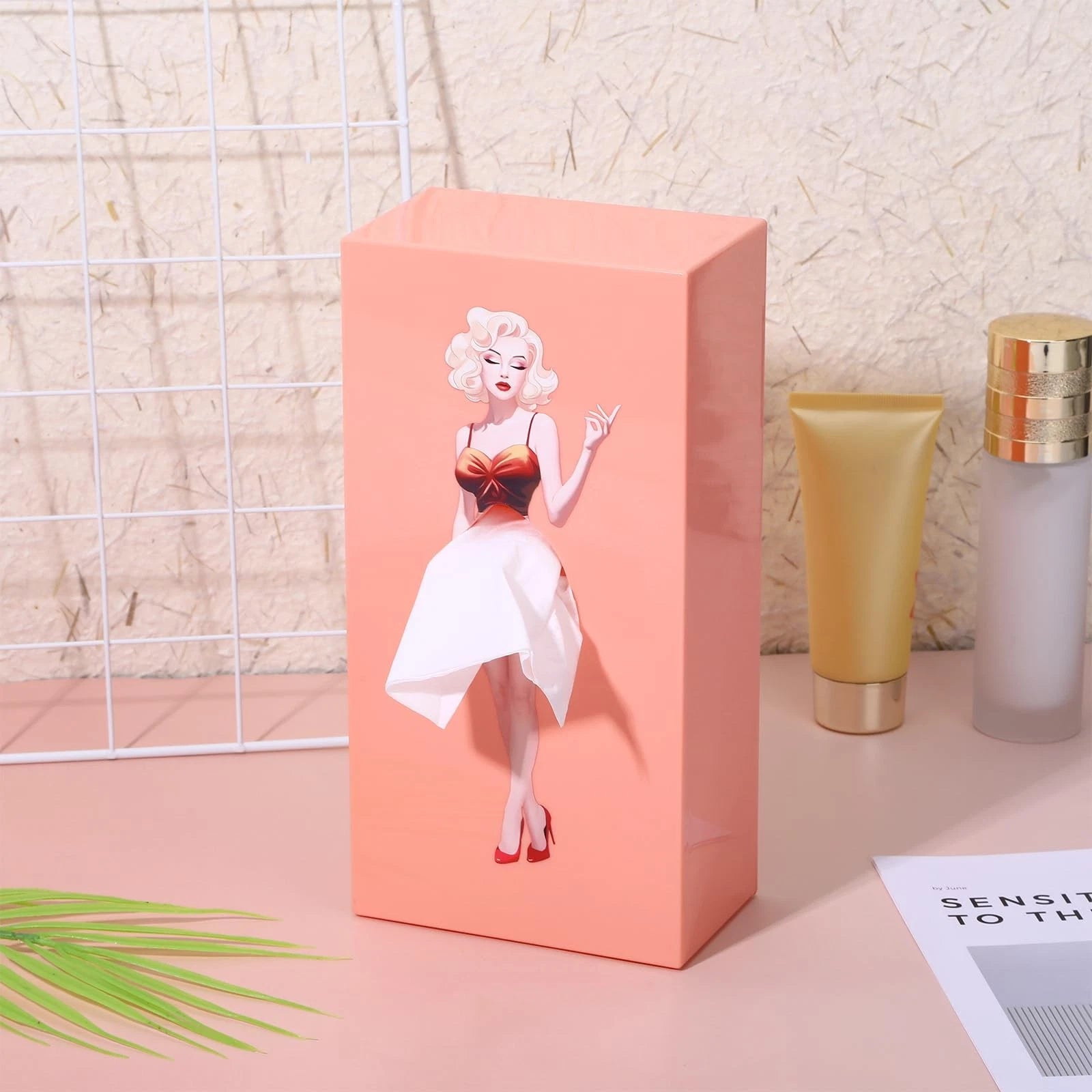 Pulling Skirt Tissue Box, Creative Tissue Boxes Holder, Pink Fun Lady Skirt T... | eBay