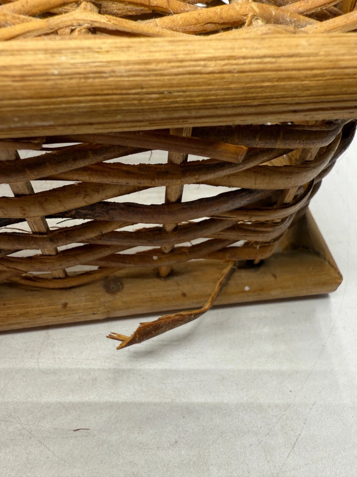 Vintage Wicker Tissue Box Cover Woven Rectangular Made In Philippines | eBay