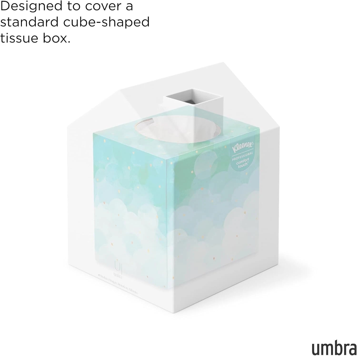 Umbra Casa Tissue Box Cover - Adorable House Shaped Square Tissue Box Holder for | eBay