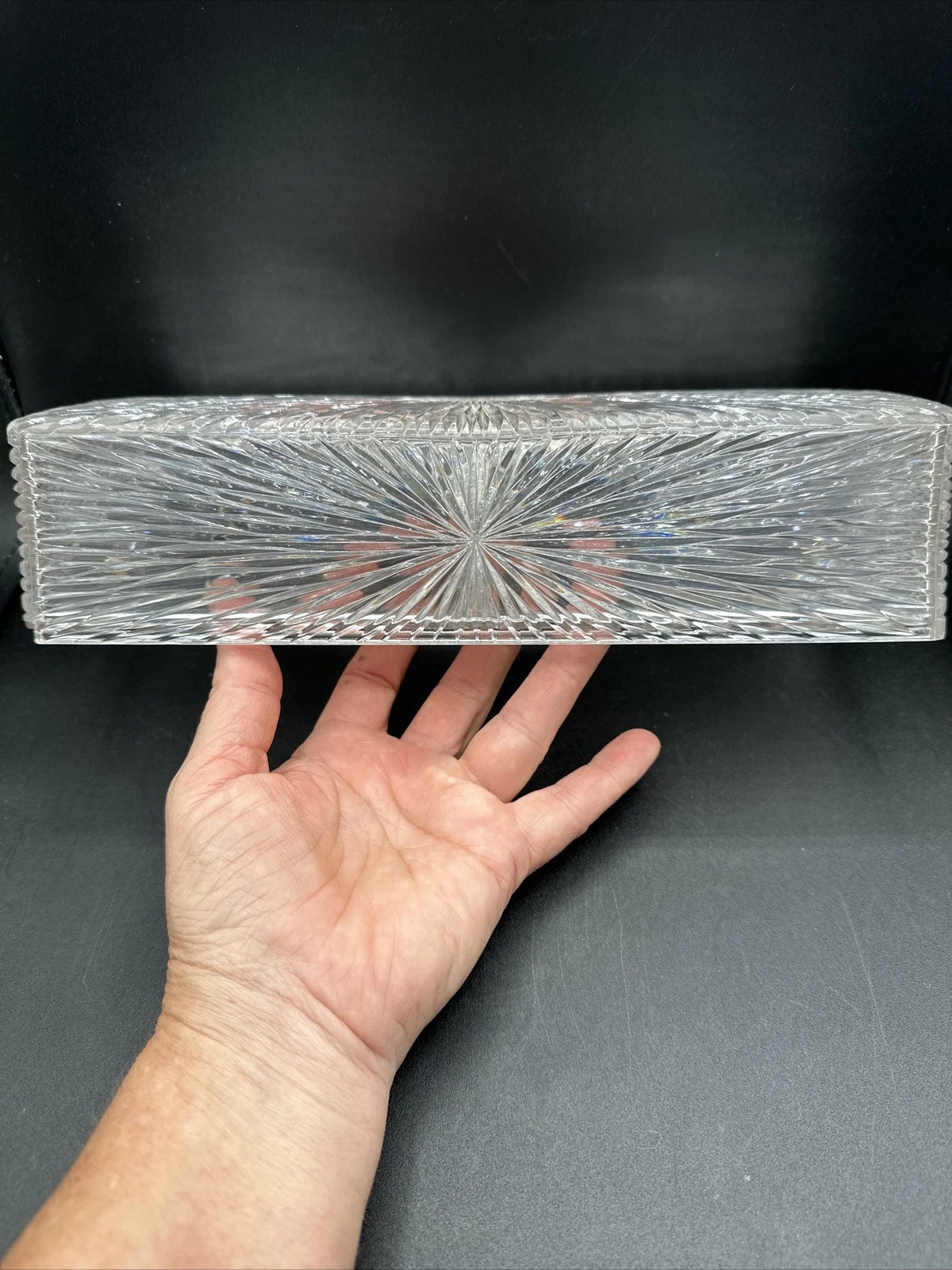 Vtg Tissue Box MCM Lucite Plastic Starburst Celebrity New York Mid Century | eBay